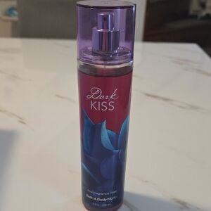 Bath & Body Works Dark Kiss Mist with Purple and Blue Design